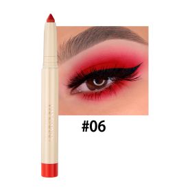 Cosmetic Eyeliner Gel Pen Lying Silkworm Mermaid Eye Shadow Pen Dual-use (Option: 06Color)
