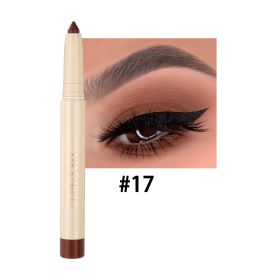 Cosmetic Eyeliner Gel Pen Lying Silkworm Mermaid Eye Shadow Pen Dual-use (Option: 17color)