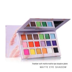Matte Earth Tone Eyeshadow Plate (Option: 18 Color Matte Disc)