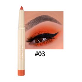 Cosmetic Eyeliner Gel Pen Lying Silkworm Mermaid Eye Shadow Pen Dual-use (Option: 03color)