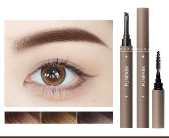 Eyebrow Pencil With Brush Waterproof Smear-proof (Option: N01 Dark Brown)