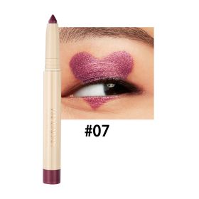 Cosmetic Eyeliner Gel Pen Lying Silkworm Mermaid Eye Shadow Pen Dual-use (Option: 07color)