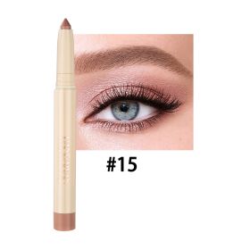 Cosmetic Eyeliner Gel Pen Lying Silkworm Mermaid Eye Shadow Pen Dual-use (Option: 15color)